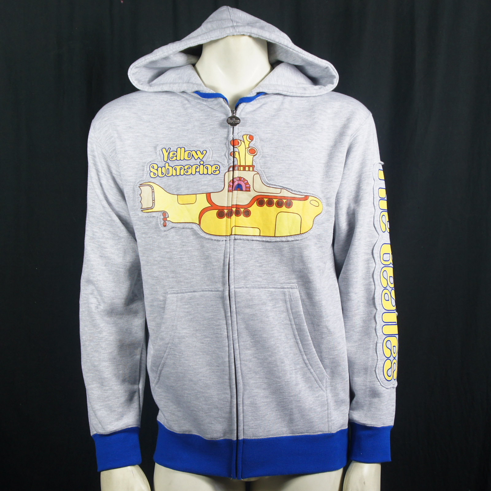 THE BEATLES Yellow Submarine Zipup Hoodie Merch2rock Alternative Clothing